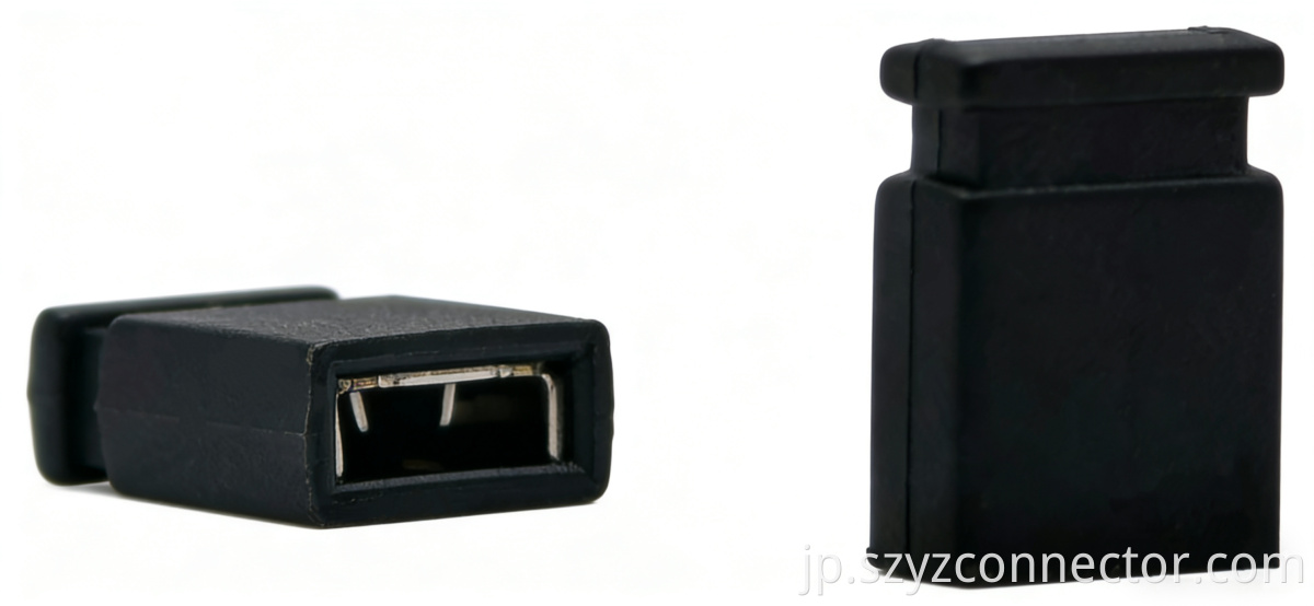 2.54mm mini jumper cap black